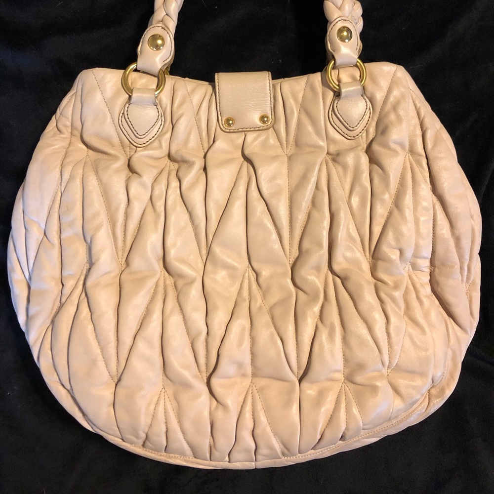 Authentic Like New Miu Miu Matelasse Shopping Tote - image 6